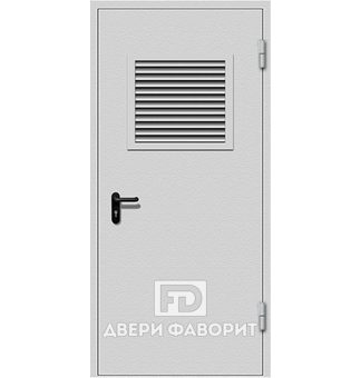 Стальная дверь в котельную (цинкогрунт)